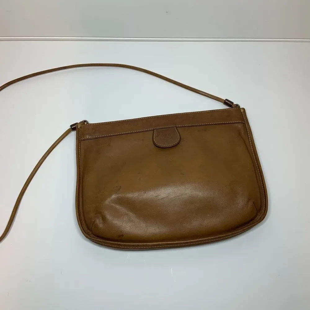Vintage Ghurka No 40 The Escort Leather Shoulder Bag